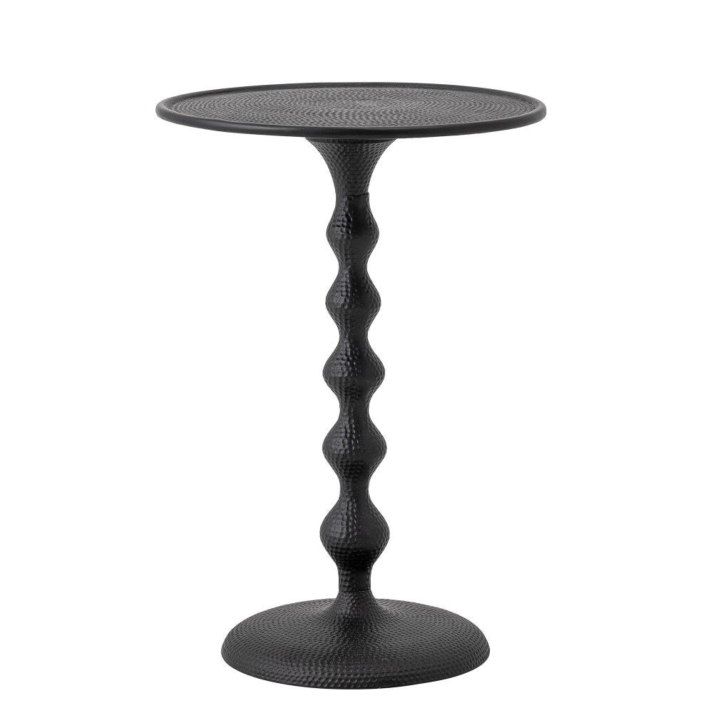 BLOOMINGVILLE Anka Metal Side Table in Black - Modern End Table for Living Room, Bedroom, or Office Decor