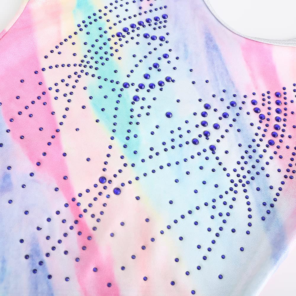 Girls Gymnastics Leotards - Sleeveless Dance Leotard for Kids 5-14 Years | Stretchy Sports Leotard for Ballet, Gymnastics & Dance Practice