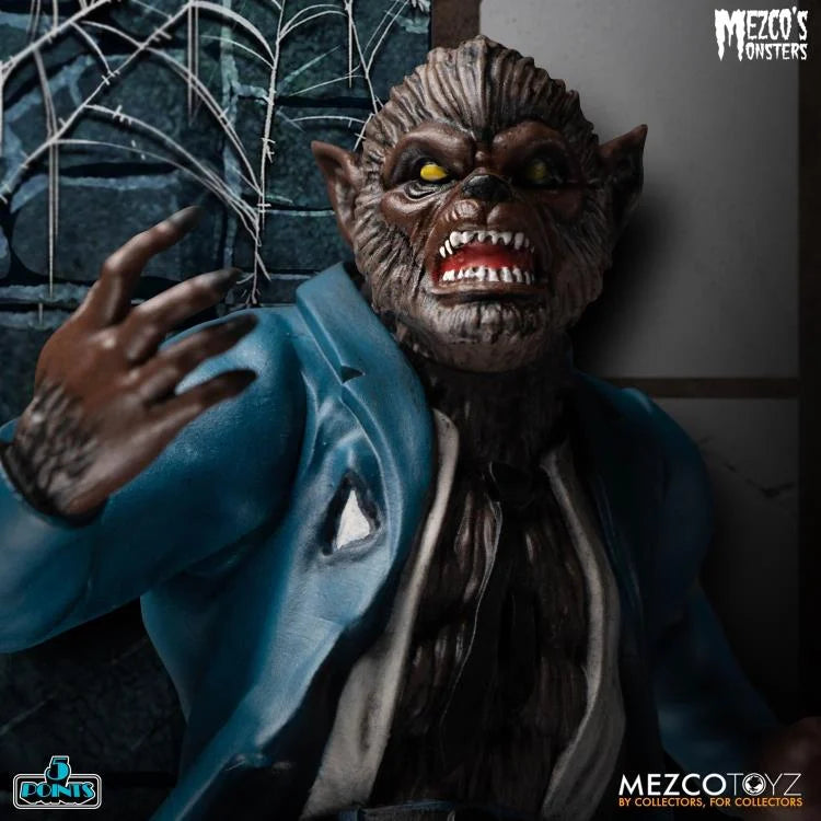 Mezco Monsters 5 Points Tower of Fear Deluxe Boxed Set Action Figure - Horror Collectible for Display & Scary Movie Nights
