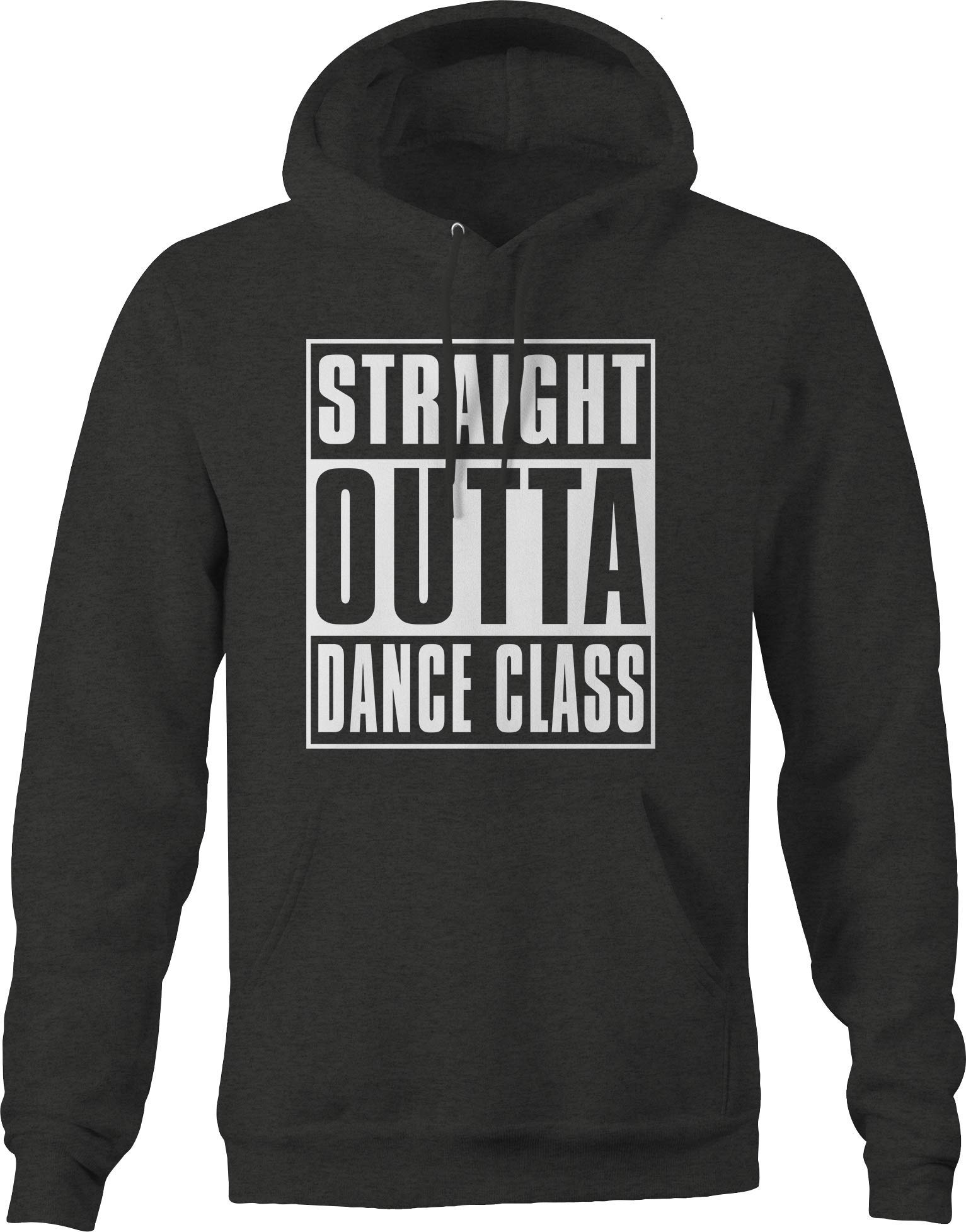 Straight Outta Dance Class Music Routine T-Shirt & Hoodie for Men - Dark Grey | Perfect for Dance Classes, Workouts & Casual Wear