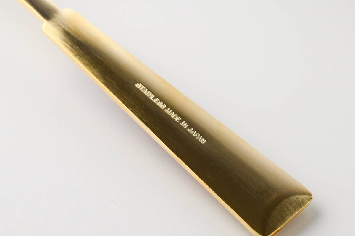 Tsubame Sanjo Gold Cake Fork - Elegant 3-Color Options | Premium Japanese Stainless Steel Dessert Fork for Cakes, Pastries & Fine Dining