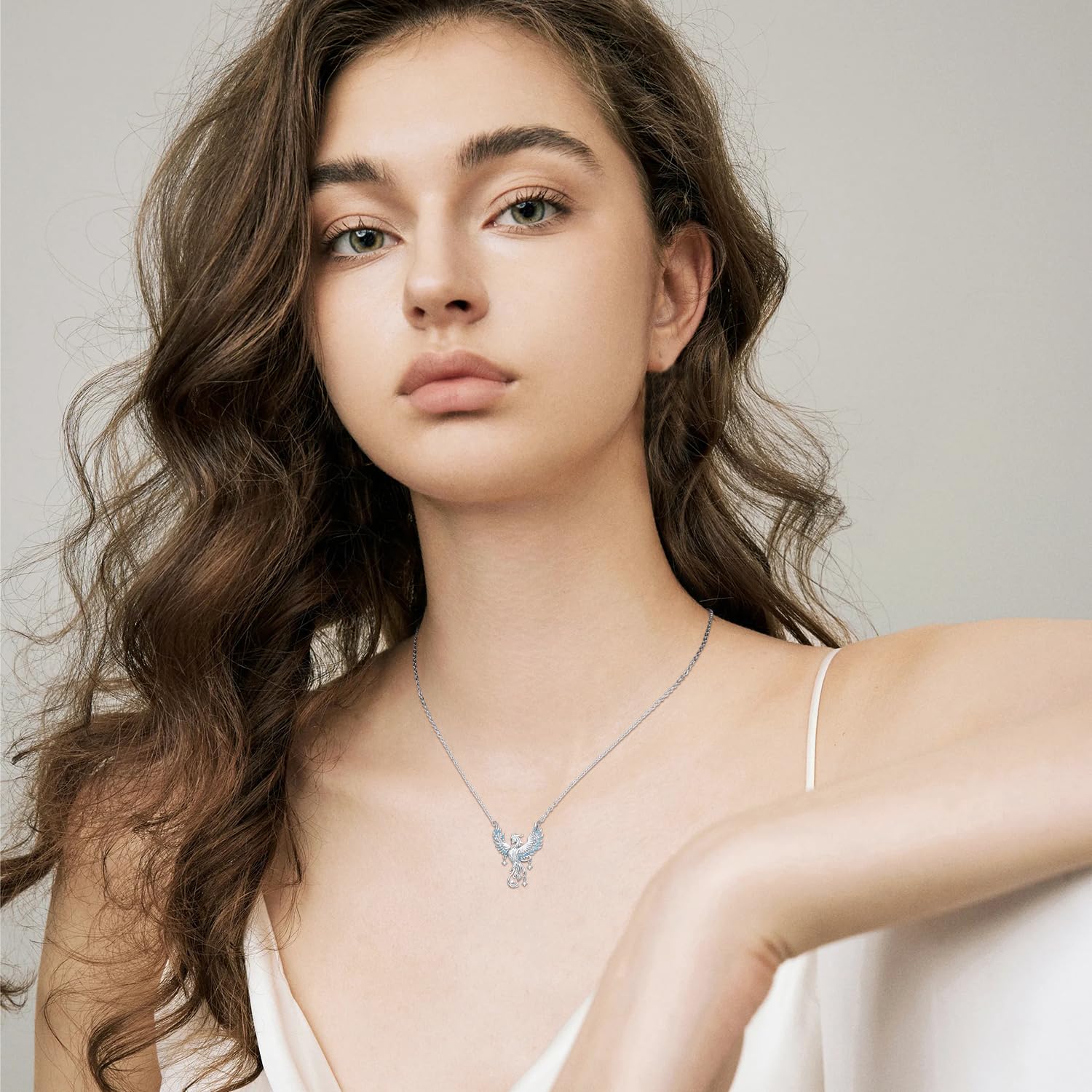 925 Sterling Silver Phoenix Necklace for Women - Elegant Phoenix Bird Pendant Jewelry | Perfect Birthday, Christmas & Valentine's Day Gift | Ideal for Date Nights, Weddings & Special Occasions