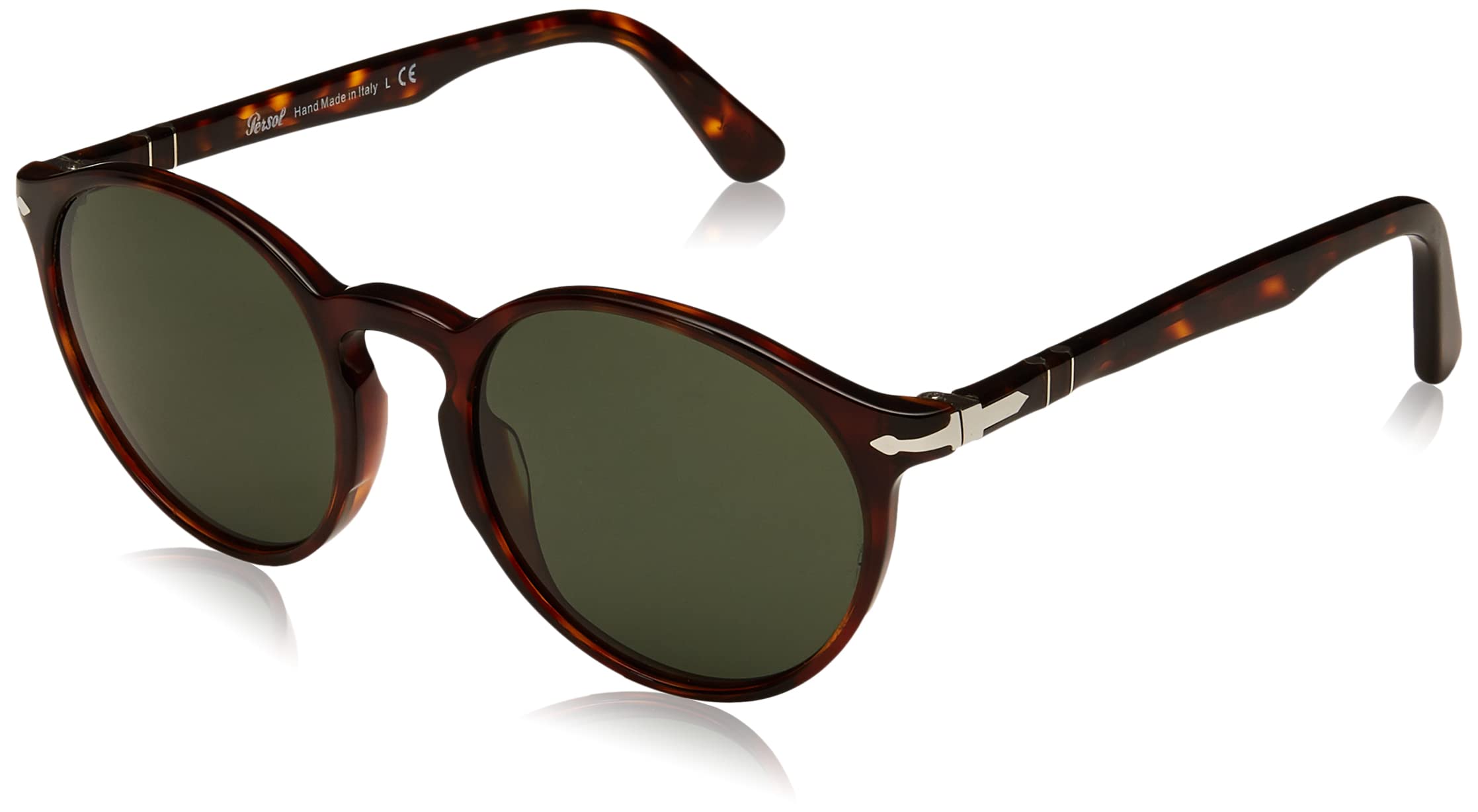Persol PO3171S Panto Sunglasses for Men & Women – Classic Italian Designer Shades with UV Protection – Perfect for Driving, Travel & Outdoor Activities