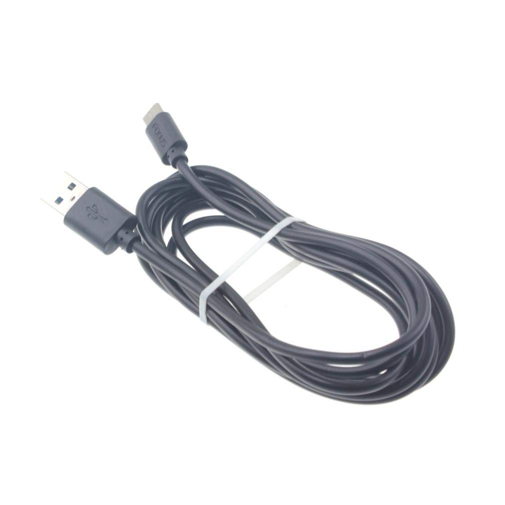 6ft USB Charger Cable for Motorola Moto Z Force Droid - Fast Turbo Charging & Data Sync Cord (Black) - Perfect for Home, Office & Travel Charging Needs