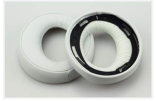 Premium Replacement Earpads for Sony PS3/PS4 Gold Wireless Headphones - Soft Memory Foam Cushions, Enhanced Comfort for Gaming & Music (White) - Perfect for Long Gaming Sessions & Virtual Surround Sound Experience