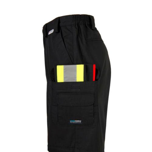 Coolworks Ventilated Hi-Vis Safety Pants CW2 BLAK - High Visibility Workwear for Construction, Roadwork & Outdoor Jobs
