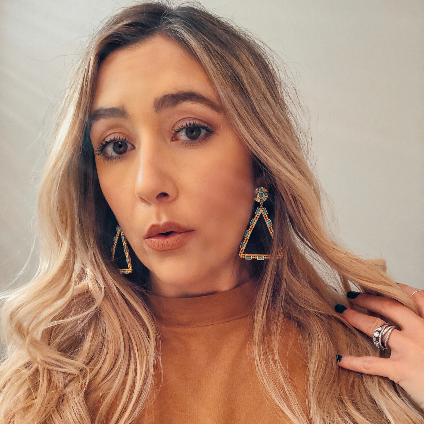 Large Southwestern Chandelier Earrings for Women | Boho Tribal Statement Jewelry | Perfect for Festivals, Parties & Special Occasions
