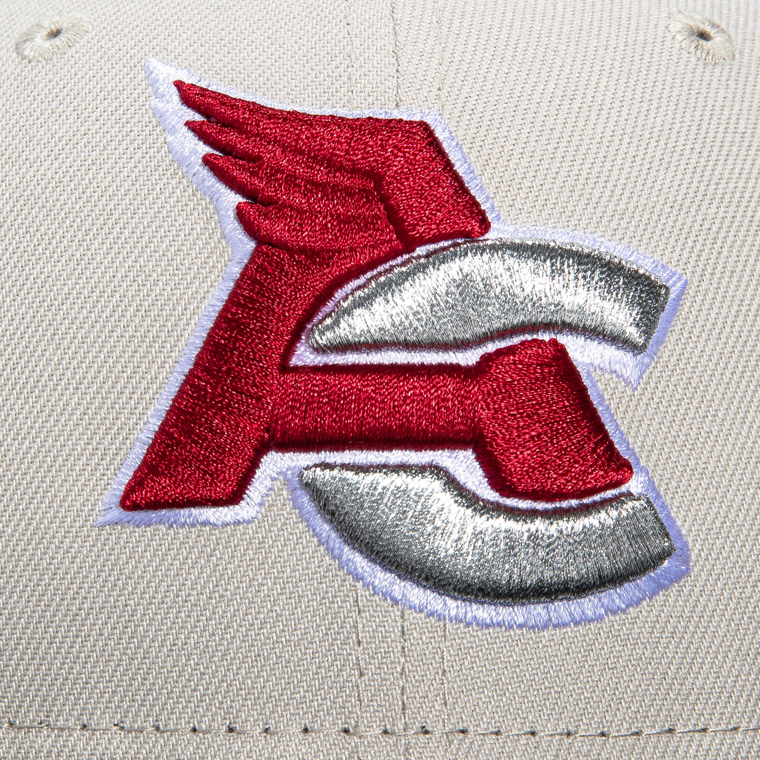 New Era 59Fifty Arizona Cardinals Logo Patch Snapback Hat - Stone & Black Color - Official NFL Team Cap for Men & Women - Perfect for Game Day, Sports Events & Streetwear Fashion