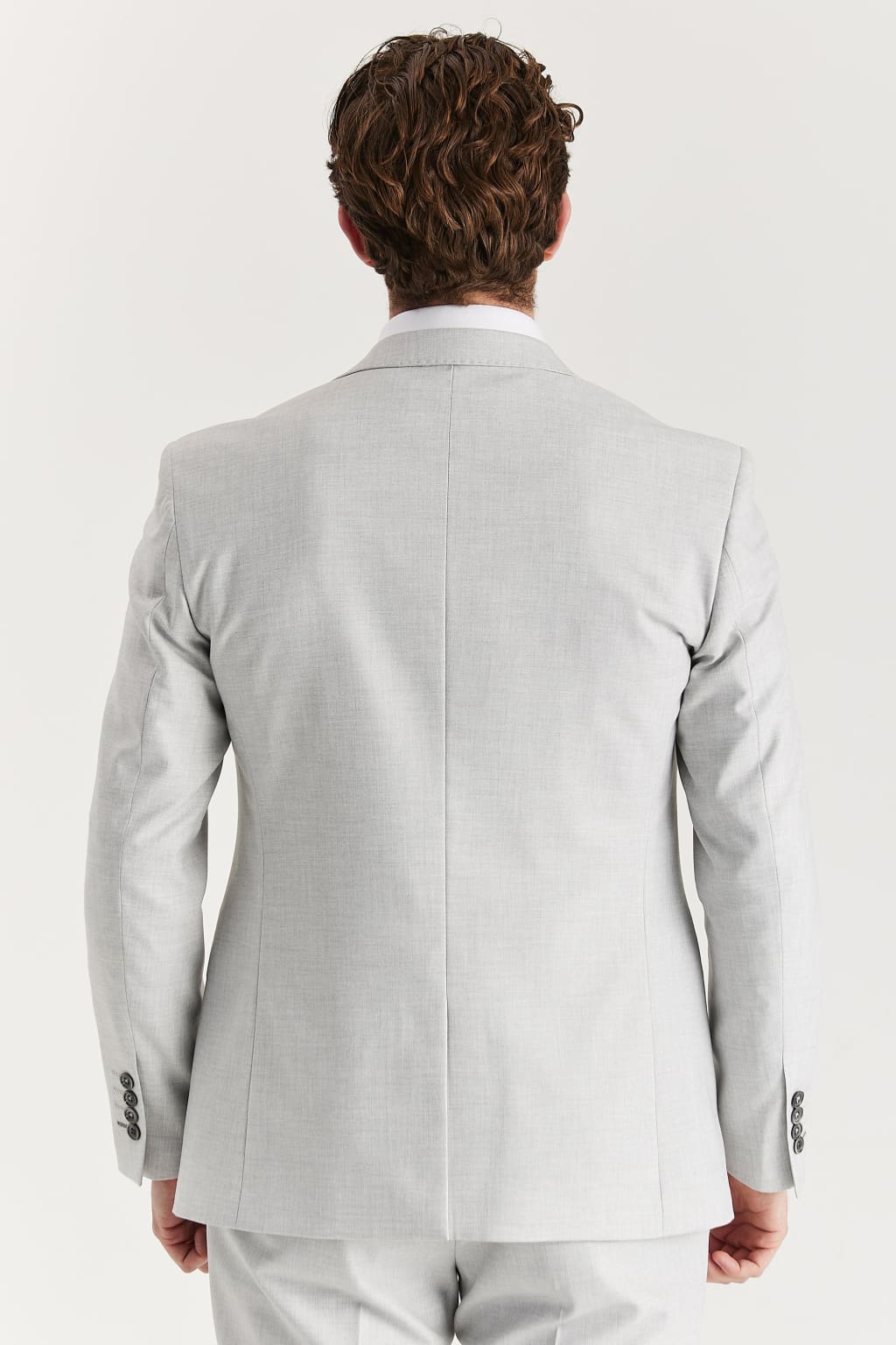 Belmont Silver Men's Three Piece Suit - Premium Formal Wear for Weddings, Business Meetings & Special Occasions