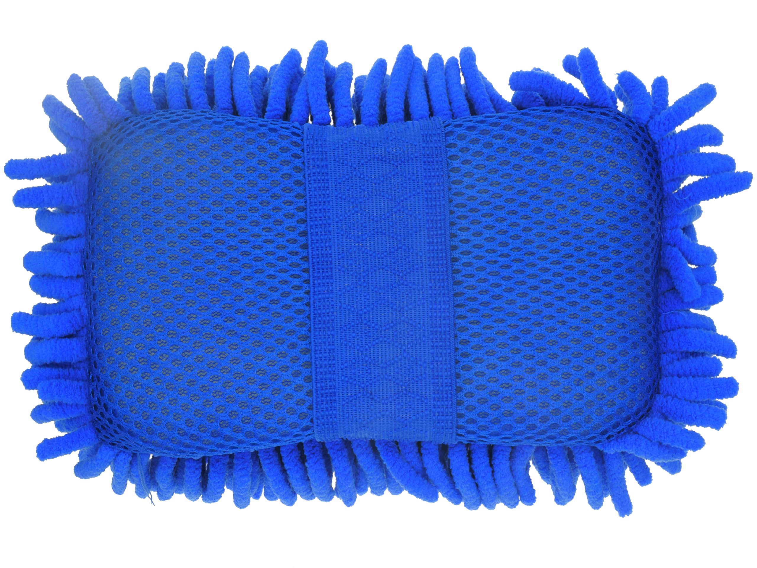 Premium Microfiber Car Wash Sponge - Non-Scratch Dual-Sided Chenille Sponge for Cars, Trucks, SUVs, Boats & RVs - Gentle Auto Detailing Mitt (2-Pack) - Perfect for Hand Washing, Wax Application & Paint Protection