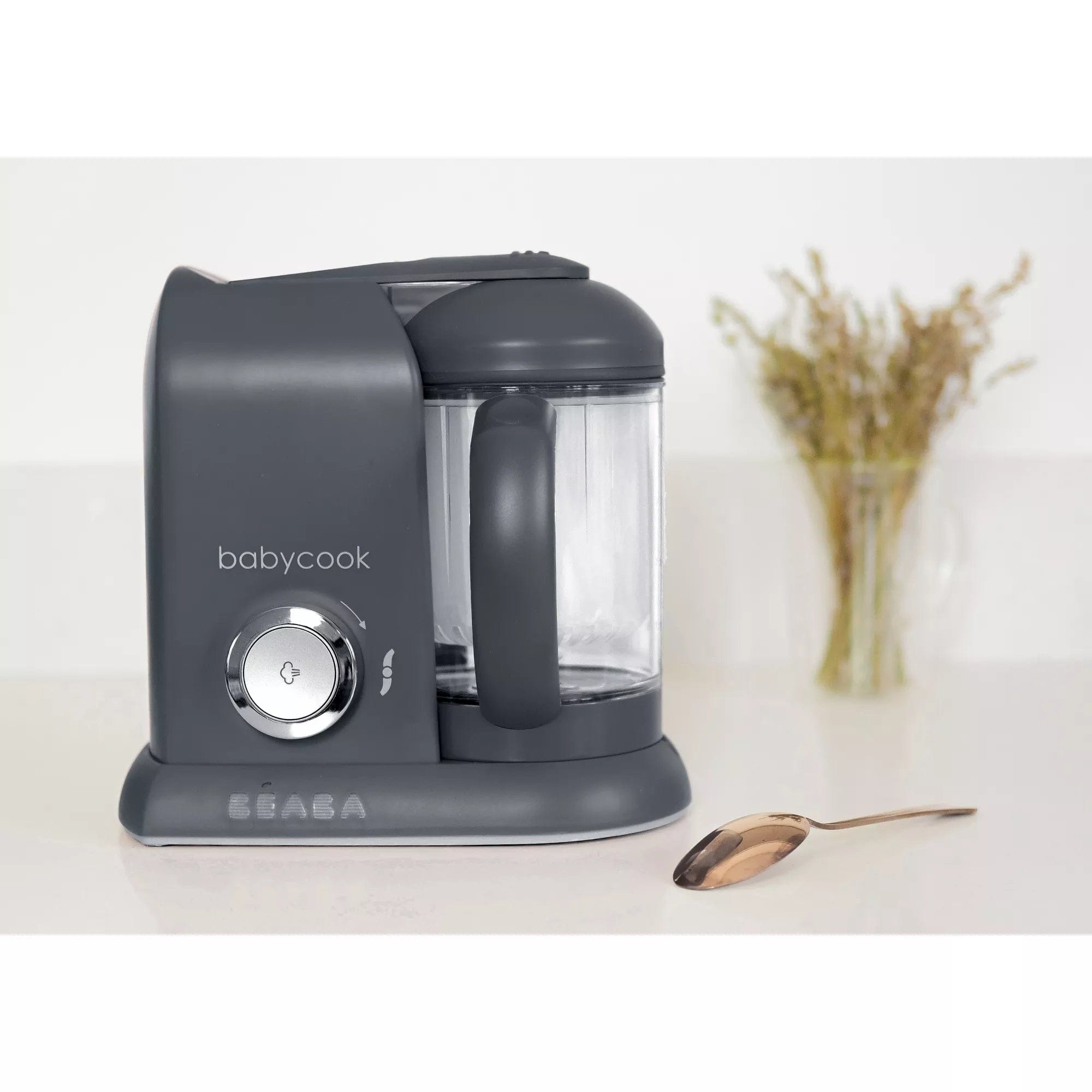 Beaba Babycook Pro Baby Food Maker - 4-in-1 Steam Cooker, Blender, Warmer & Defroster for Homemade Purees | Perfect for Busy Parents & Healthy Infant Meals | Ideal for Home, Travel & Daycare Use