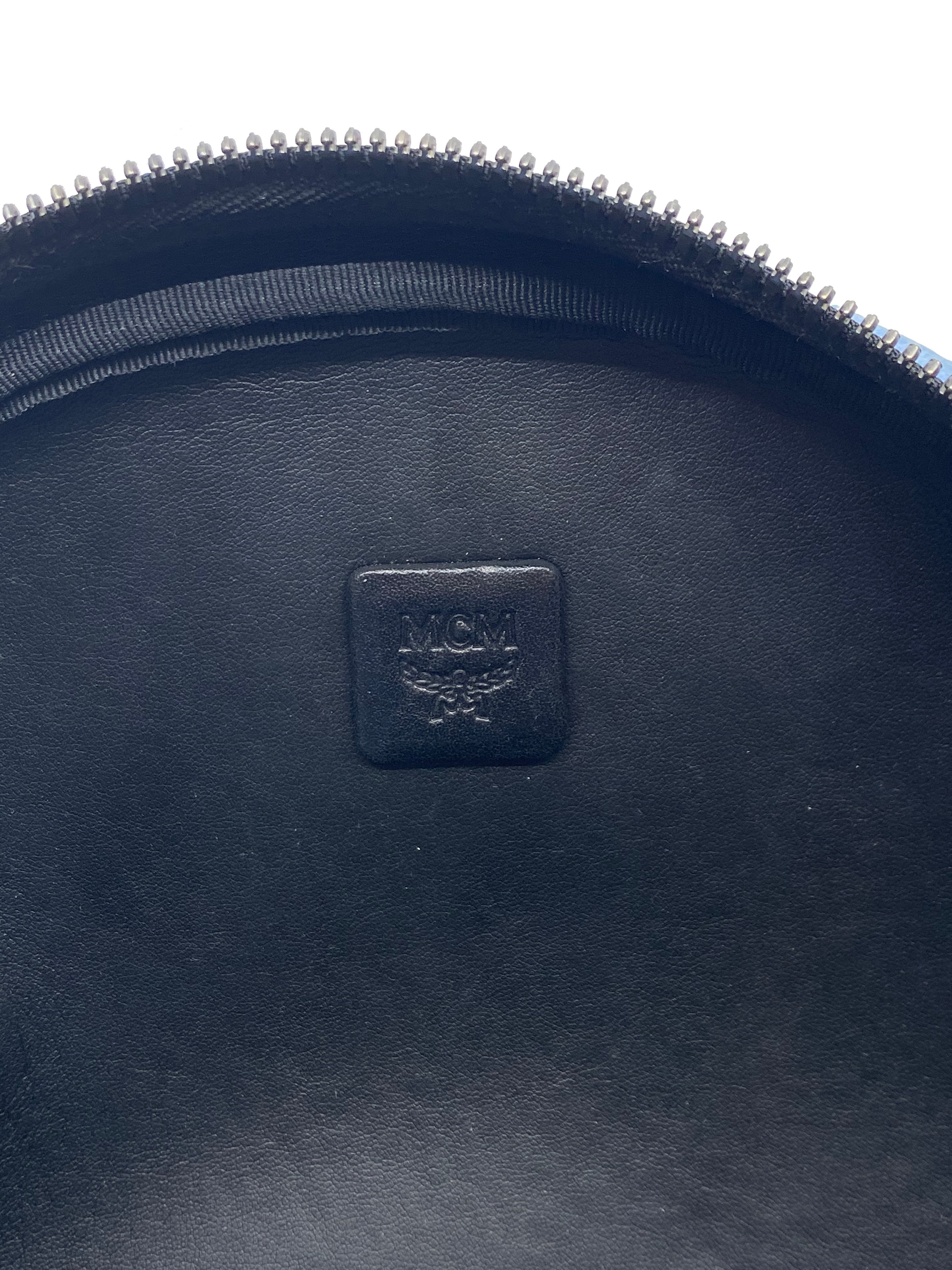 MCM Monogram Visetos Stark Large Backpack for Women & Men - Stylish Designer Laptop Backpack for Work, Travel & College - Durable Leather Shoulder Bag with Spacious Compartment