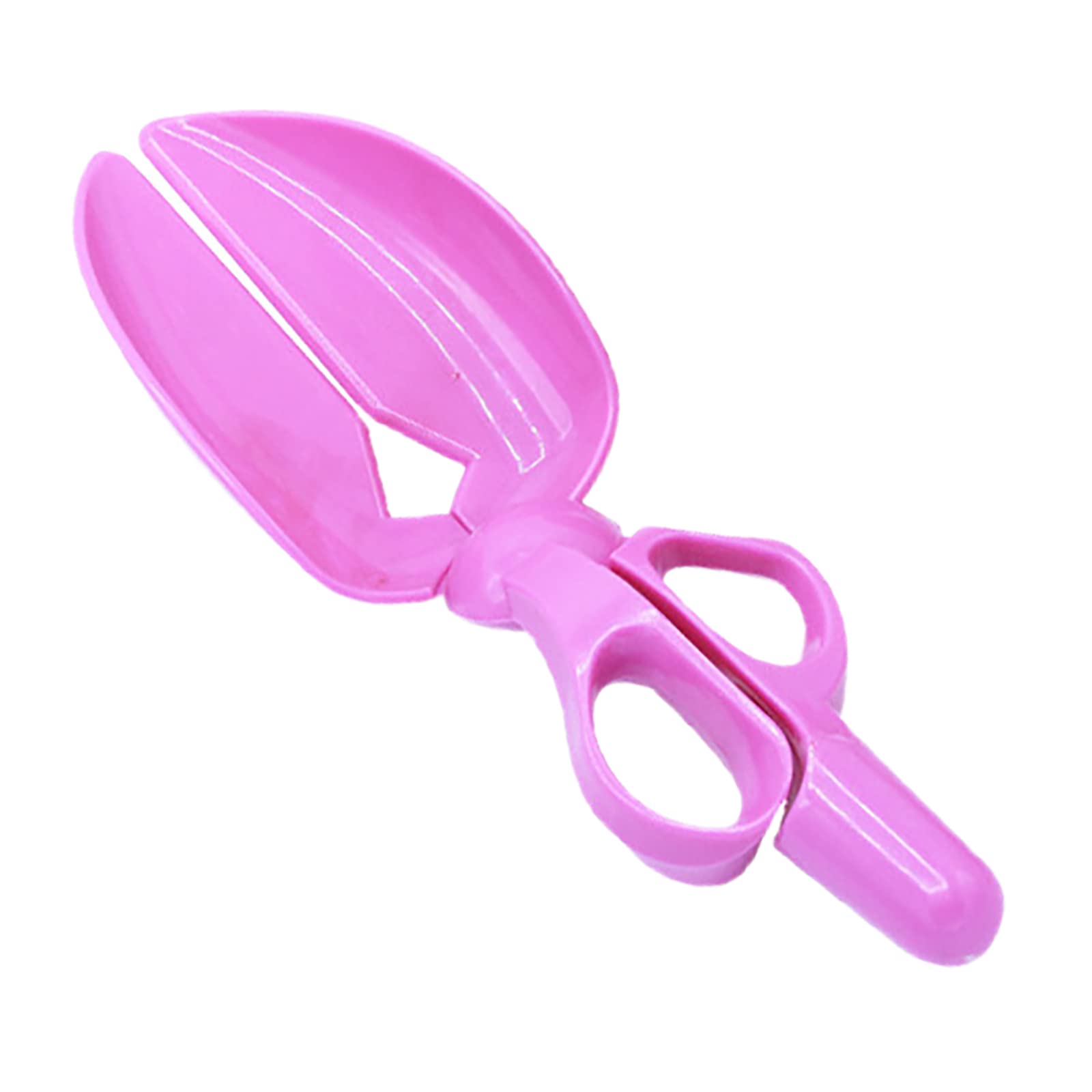 QWEQWE Dog Poop Scooper - Long Handle Pet Waste Cleanup Tool with Tongs for Large & Small Dogs, Cats - Purple | Ideal for Backyard, Park & Outdoor Pet Cleanup