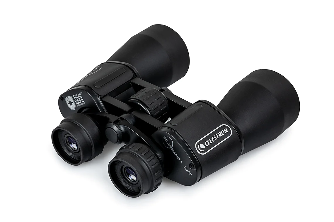 EclipSmart 12x50 Porro Prism Solar Eclipse Binoculars (71239) - Perfect for Astronomy, Bird Watching & Outdoor Adventures