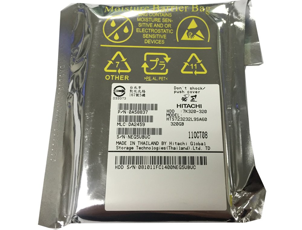 Hitachi Travelstar 7K320 HTS723232L9SA60 320GB 7200RPM SATA 2.5