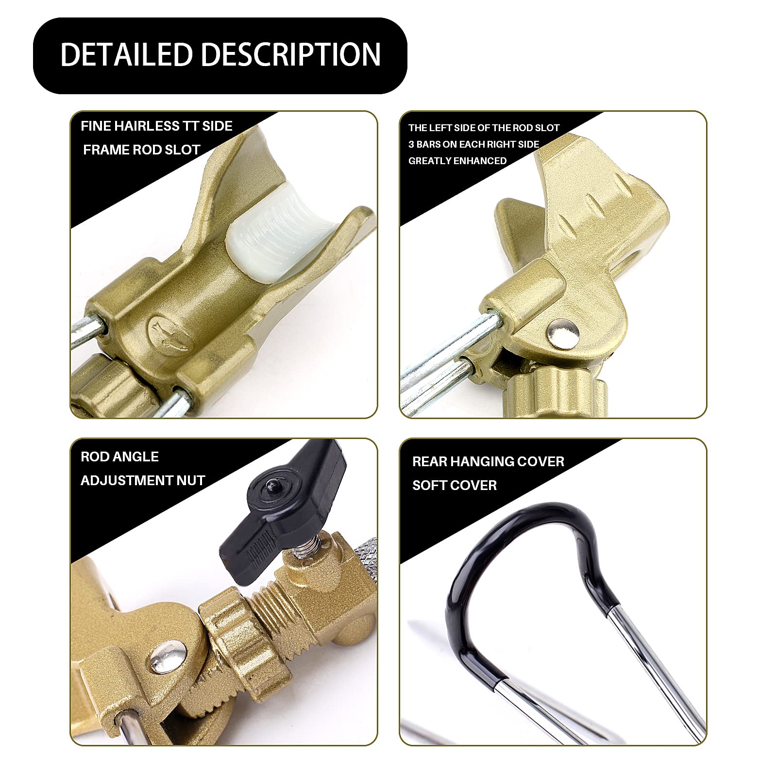 **Universal Adjustable Fishing Rod Holder with Alarm Bells - Dual-Purpose Hand & Sea Ground Plug for Bank Fishing | Perfect for Shore, Boat & Ice Fishing**