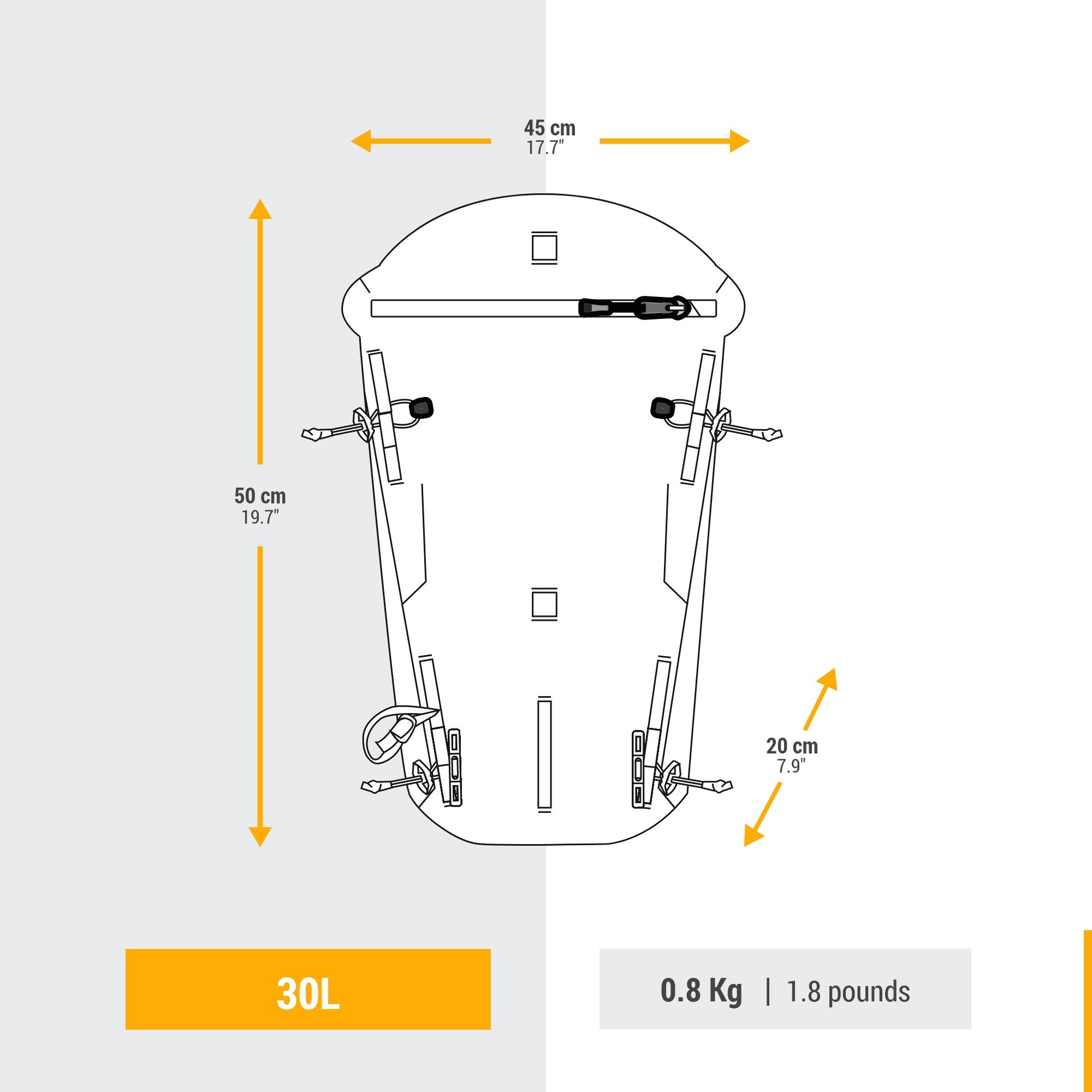 Simond Ice 30L Waterproof Mountaineering Backpack - Lightweight Hiking Climbing Pack for Outdoor Adventures - Perfect for Camping, Trekking & Alpine Expeditions