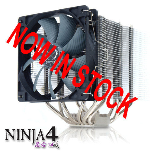 Scythe Ninja 4 CPU Cooler - High Performance Air Cooler for Intel/AMD Processors - Perfect for Gaming PCs and Workstations (Model #SCNJ 4000)