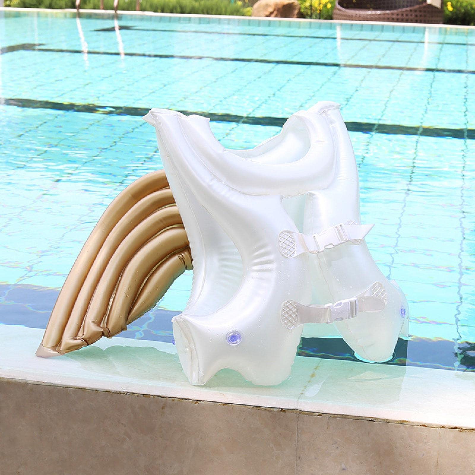 **Heavy Duty Pool Floats for Adults & Kids - Durable Lake & Beach Floats, Donut Floaty, Pool Toys for Outdoor Parties, Swimming, and Relaxation**