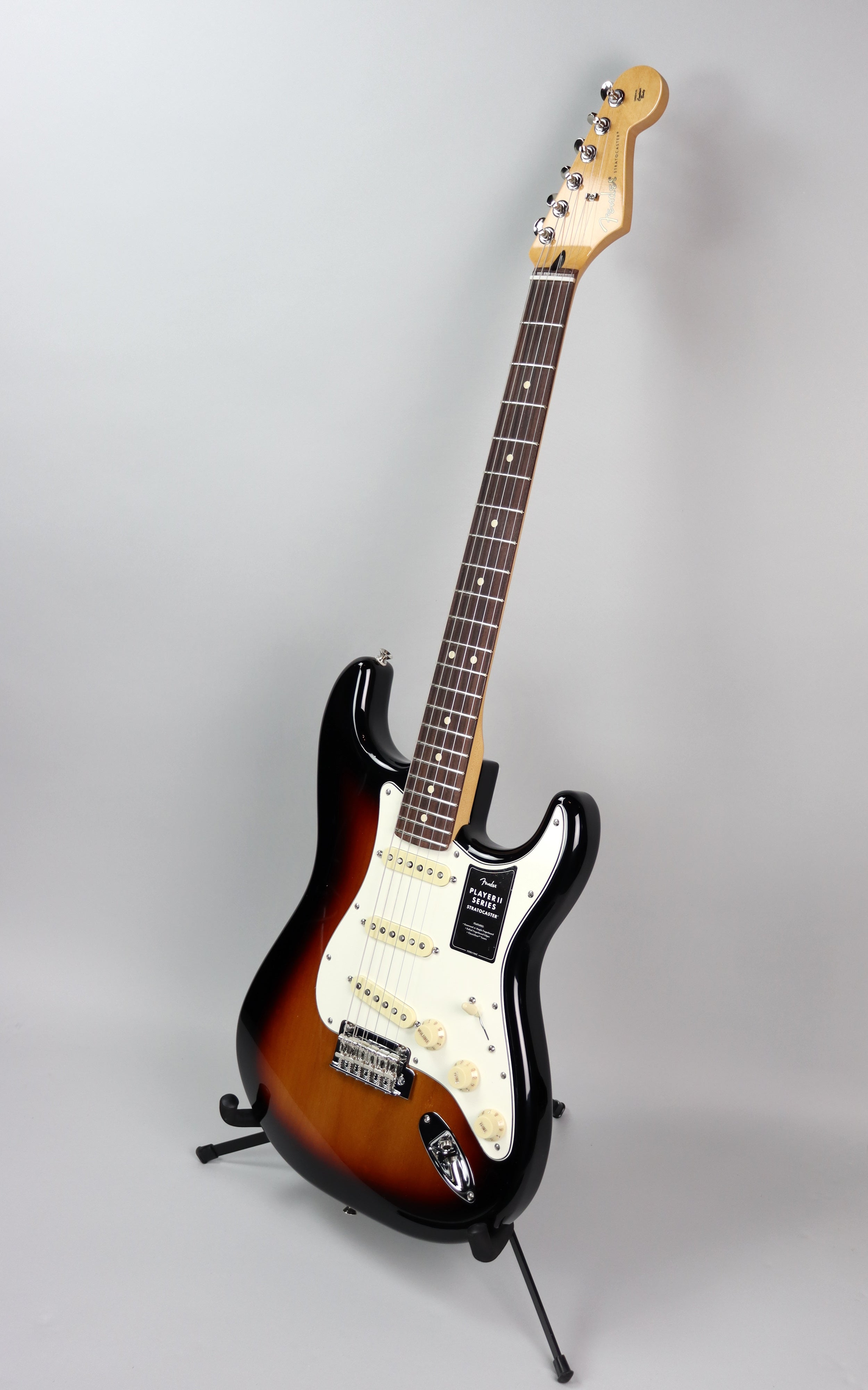 Fender Player II Stratocaster Electric Guitar - 3-Tone Sunburst Finish | Professional Quality for Stage & Studio Performances