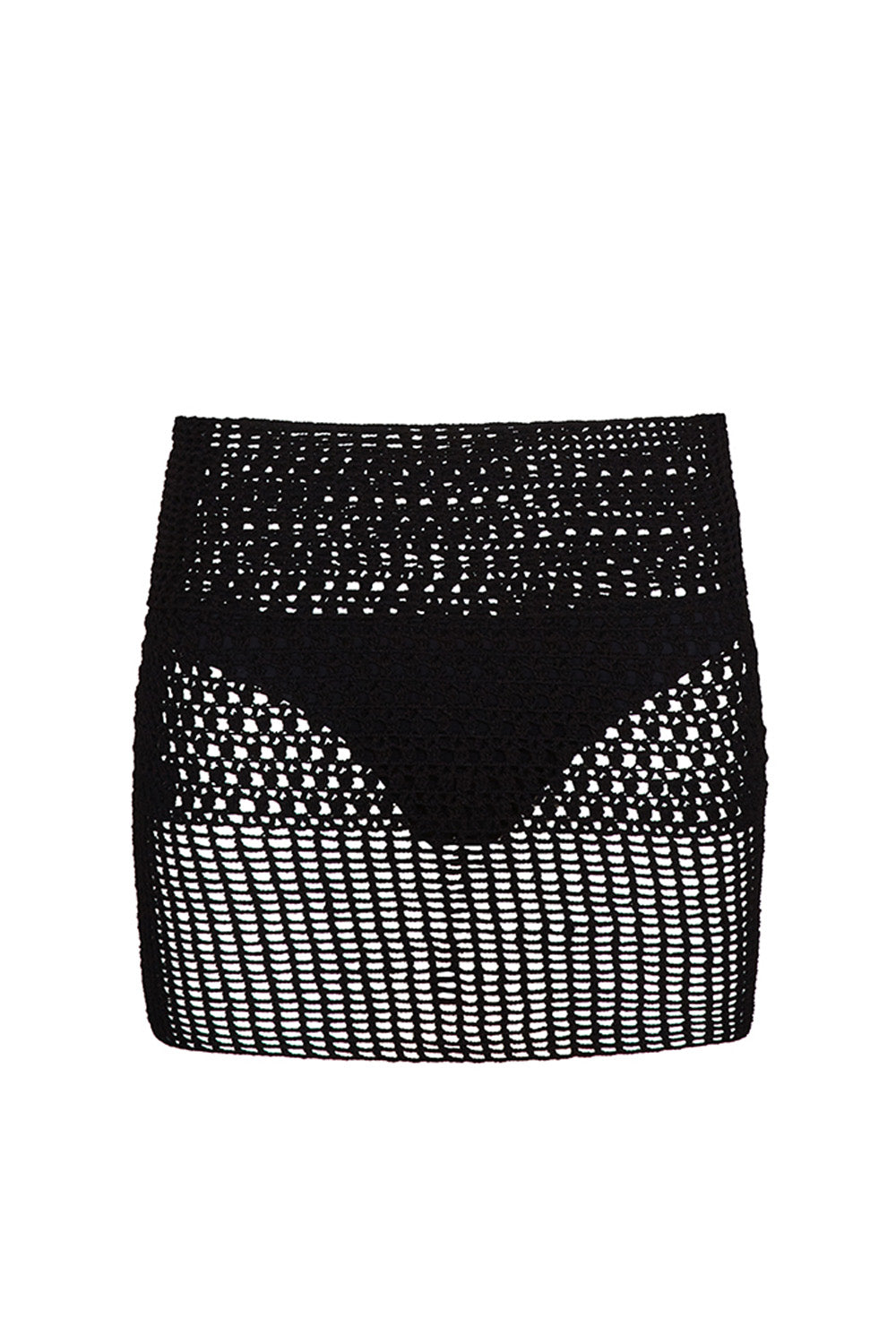 Black Gal Crochet Mini Skirt - Stylish & Comfortable Summer Outfit for Beach, Music Festivals & Casual Wear
