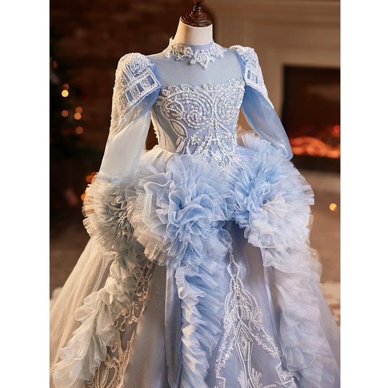 Luxury Elegant Girls Dresses for Special Occasions - High-End Performance Dresses for Weddings, Parties & Dance Recitals