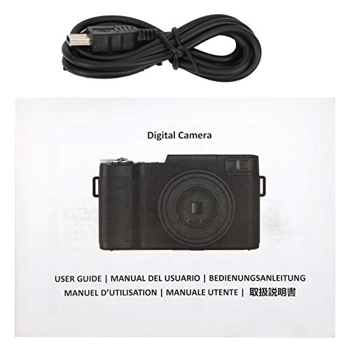 30MP UHD Digital Camera with 3-Inch Flip Screen - WiFi & USB 2.0 Vlogging Camera for YouTube, Travel & Family Events - Best Gift for Kids, Teens & Beginners (Black)
