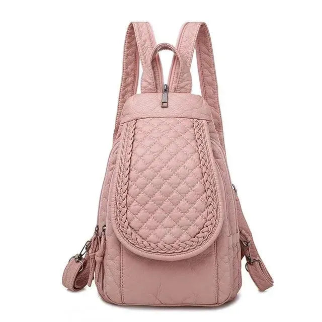 Solid Color Nylon Lightweight Travel Backpack - Waterproof Carry-On Daypack for Hiking, Commuting & Airplane Travel