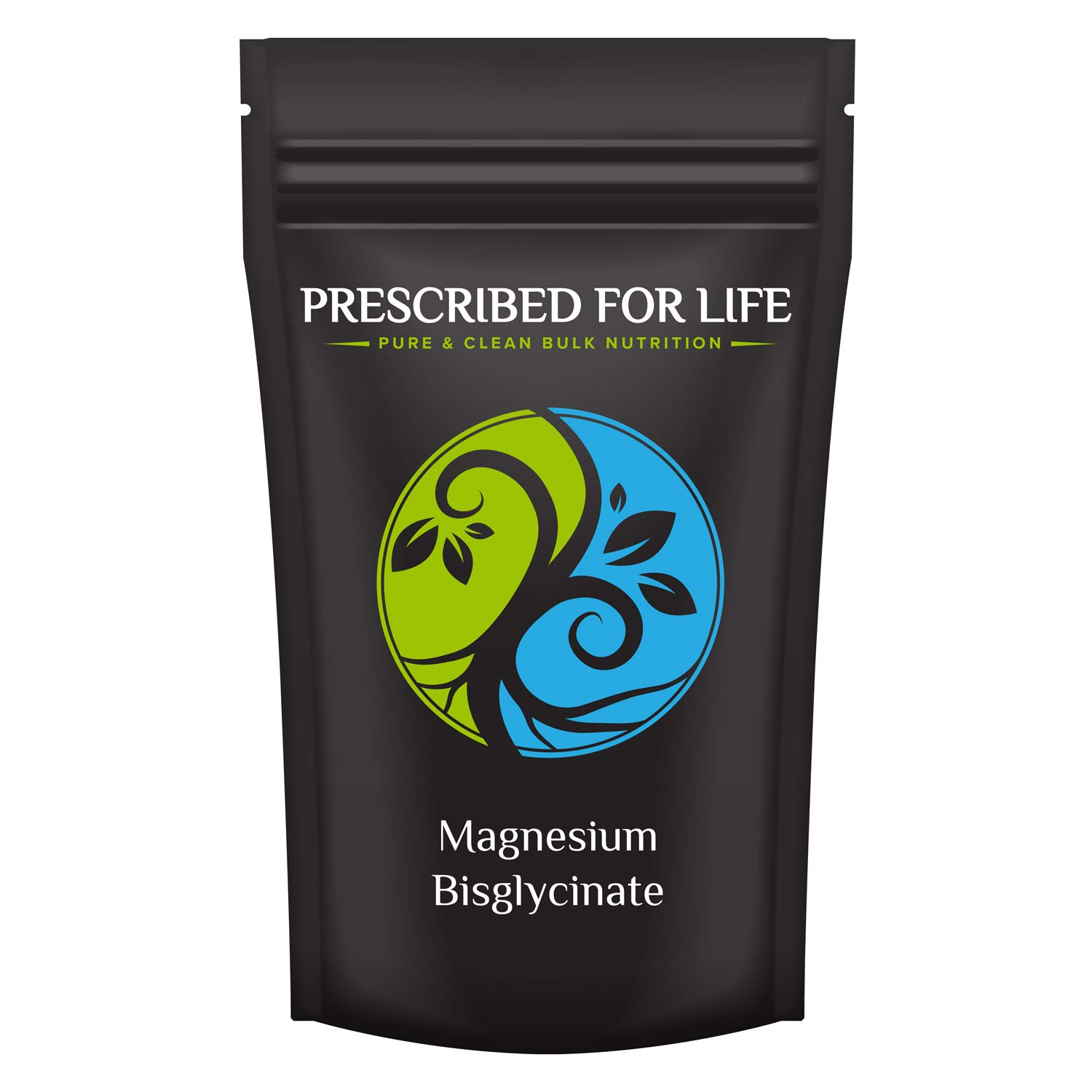 Prescribed for Life Magnesium Bisglycinate Chelate Powder - 10% Pure Magnesium Supplement for Stress Relief & Sleep Support | Gluten Free, Non-GMO, Vegan, No Fillers (2kg / 4.4lb) | Muscle Recovery & Relaxation Aid for Athletes & Active Lifestyles