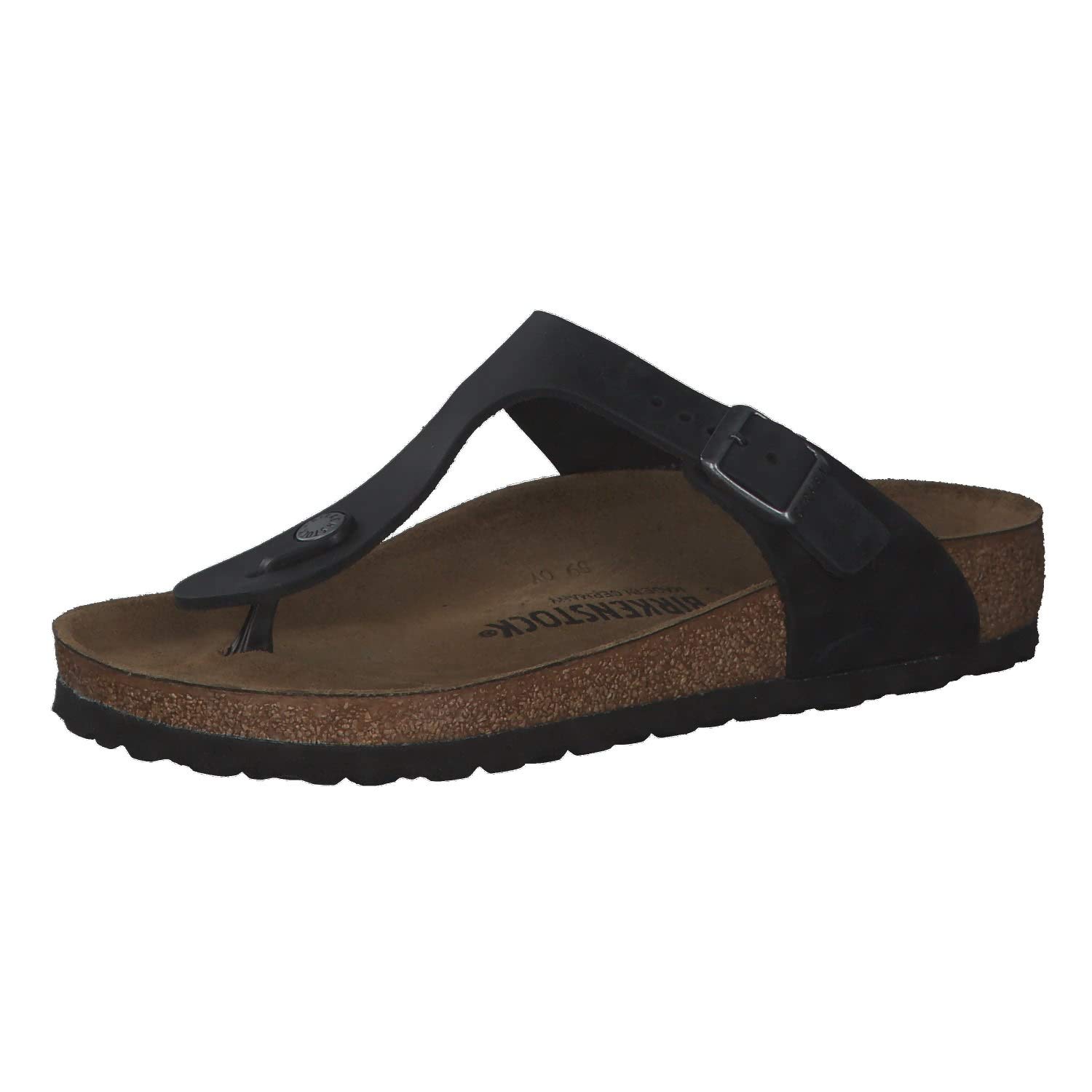 BIRKENSTOCK Women's Gizeh Comfort Sandals - Cork Footbed, Adjustable Straps - Perfect for Summer, Beach, Travel & Casual Wear