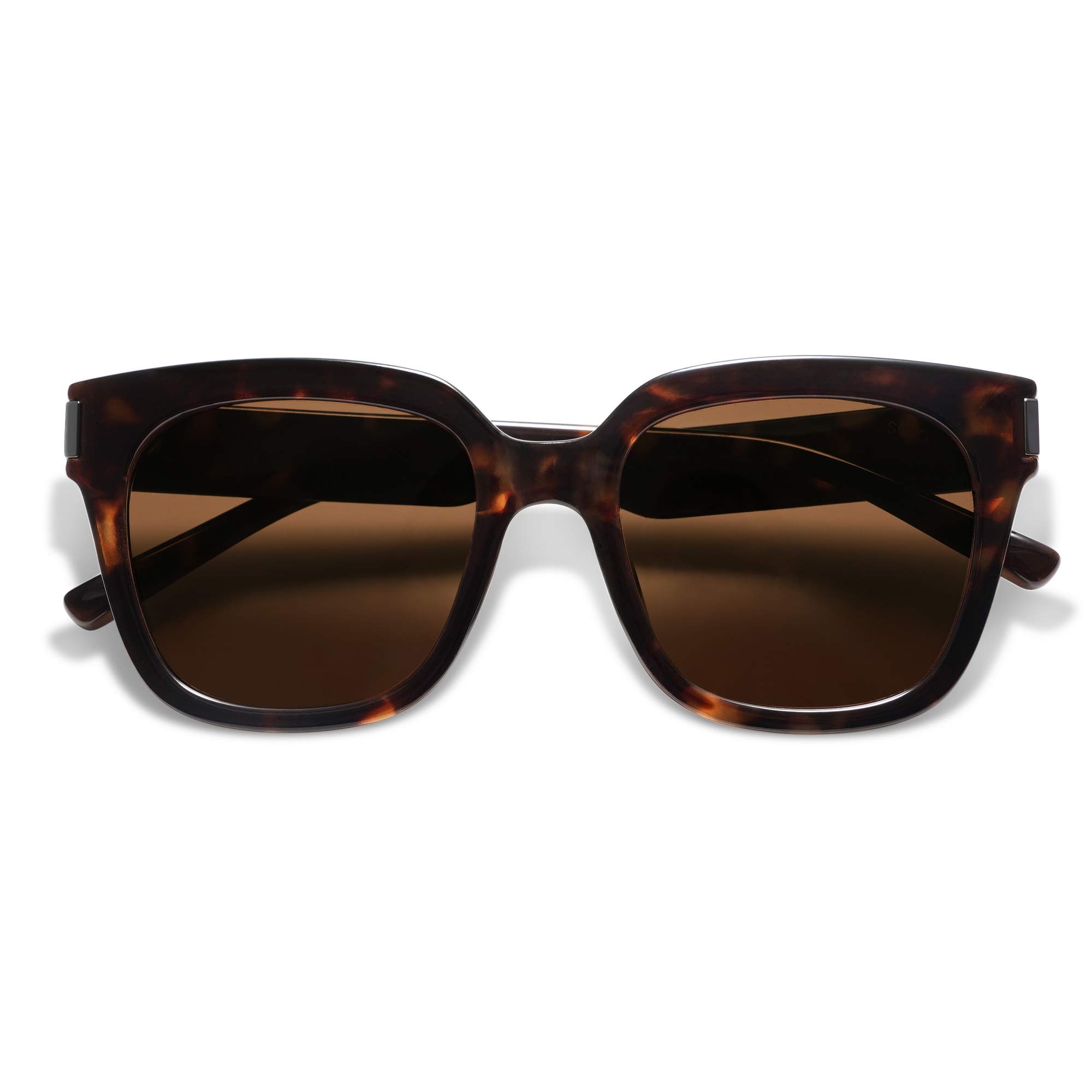 SOJOS Classic Polarized Square Frame Sunglasses for Women & Men - Trendy UV Protection Shades for Driving, Beach & Outdoor Activities | Model SJ2149