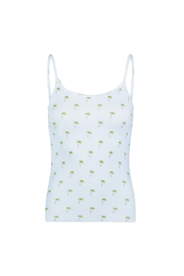 Polka Dot England Scoop Neck Camisole Top - Women's Fashion Tank Top for Casual Wear, Layering & Summer Outfits