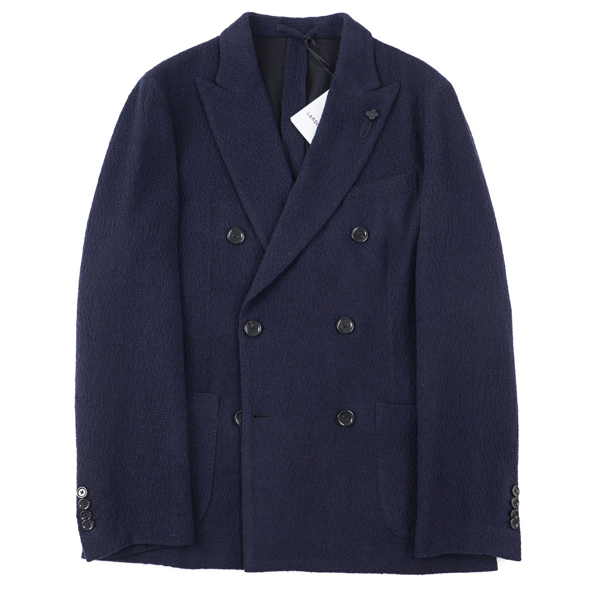 Premium Lardini Knit Wool & Cashmere Blazer for Men - Luxurious Winter Business & Formal Wear - Perfect for Office, Weddings & Special Occasions