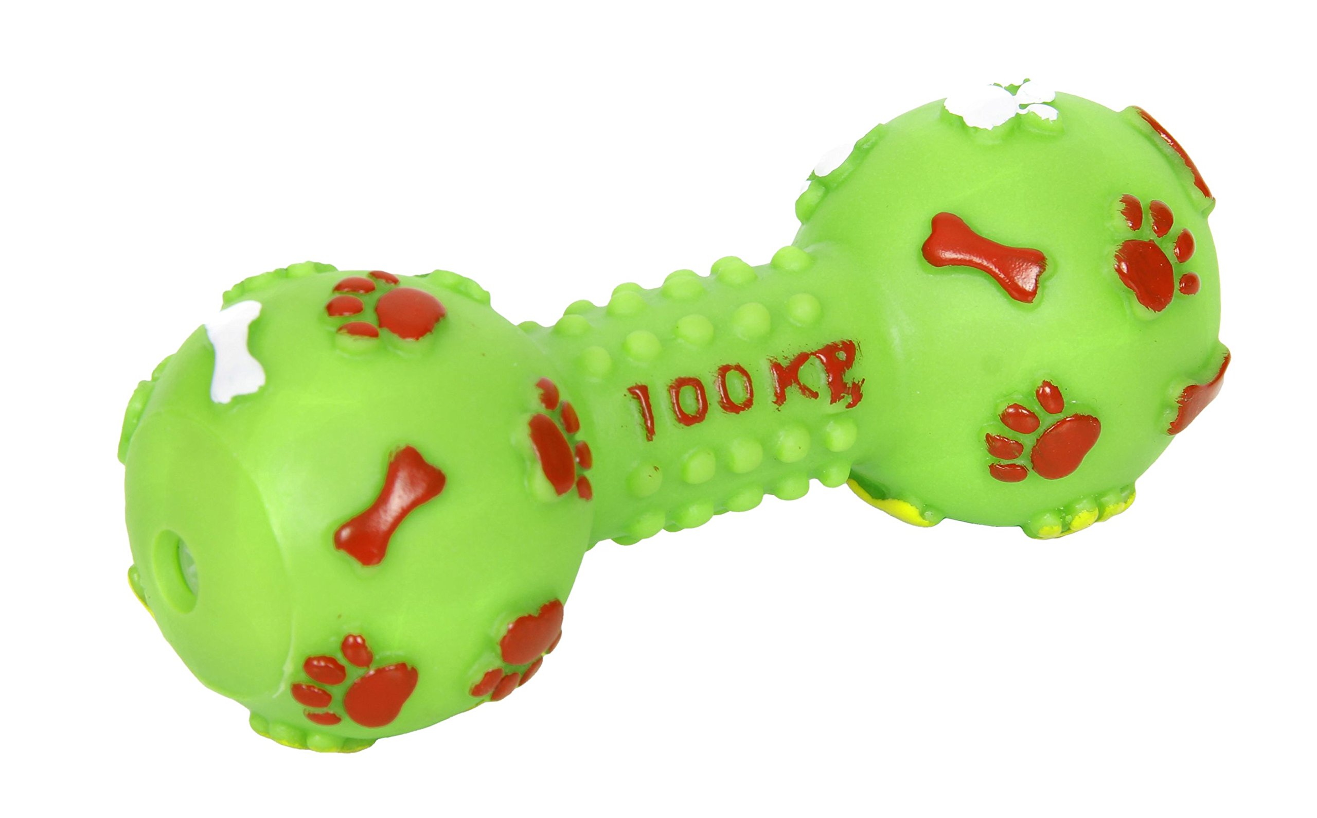 Durable Vinyl Bone Dog Chew Toy - 15 cm Long, Tough & Safe for Aggressive Chewers - Perfect for Teething Puppies & Active Dogs