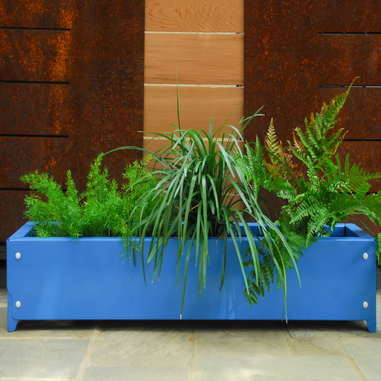 BOLTON Wide Planter Set of 4 - Large Indoor Outdoor Flower Pots for Plants, Succulents & Herbs - Perfect for Patio, Garden, Balcony & Home Decor