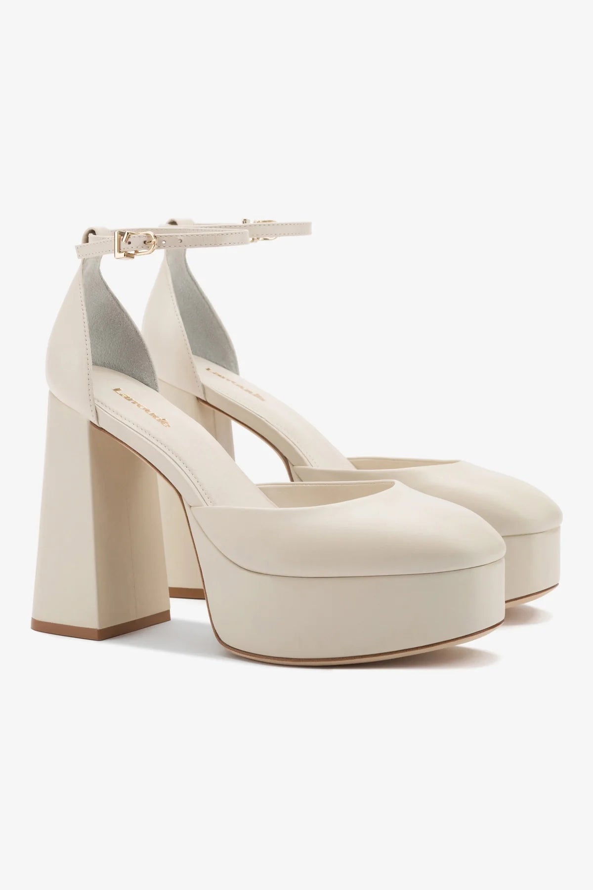 Ari Pump Women's Shoes in Ivory Leather - Elegant & Comfortable Heels for Work, Party & Wedding | Perfect for Office, Formal Events & Special Occasions