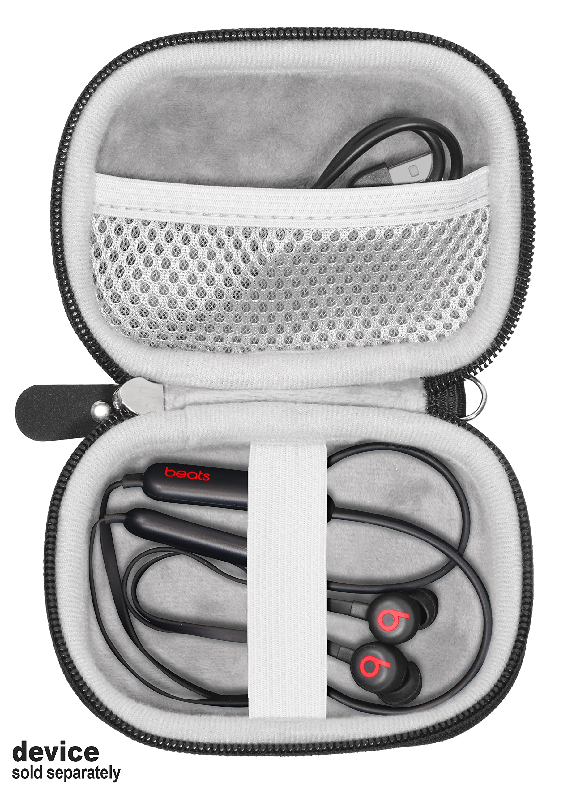 CaseSack Protective Case for Beats Flex & Powerbeats Wireless Earbuds - Durable Storage Pouch for Gym, Travel & Daily Use