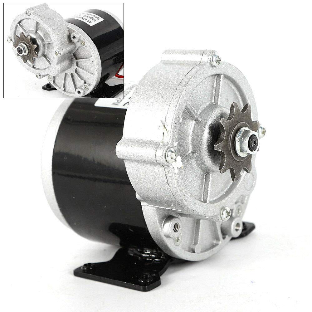24V 350W MY1016Z3 Gear Reduction Electric Motor with 9T Sprocket - High Torque Brushless DC Motor for E-Bikes, Mini Bikes, Scooters & DIY Electric Vehicle Projects | Perfect for Commuting, Off-Road Adventures & Custom Builds