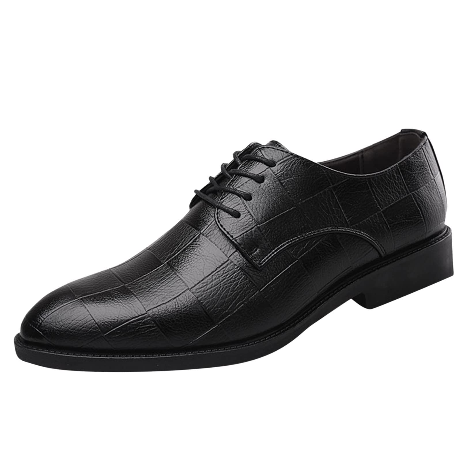 Minimalist Men's Leather Shoes - Low Heel Pointed Toe Indoor Soccer Shoes for Summer & Autumn | Casual Wear, Office, Dating & Outdoor Activities