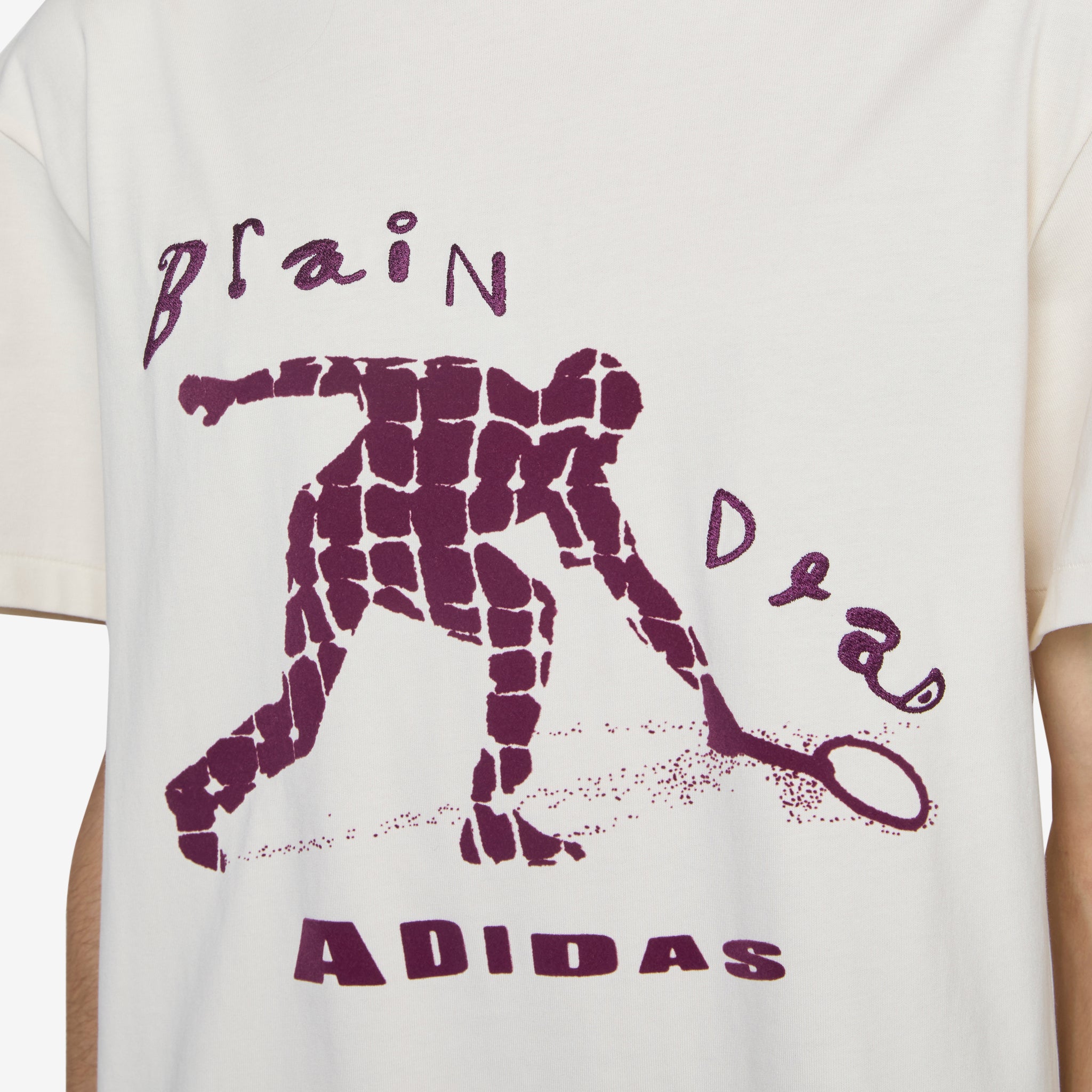 Brain Dead x Wonder White Graphic T-Shirt - Unisex Cotton Tee for Streetwear & Casual Outfits | Perfect for Concerts, Festivals & Everyday Wear