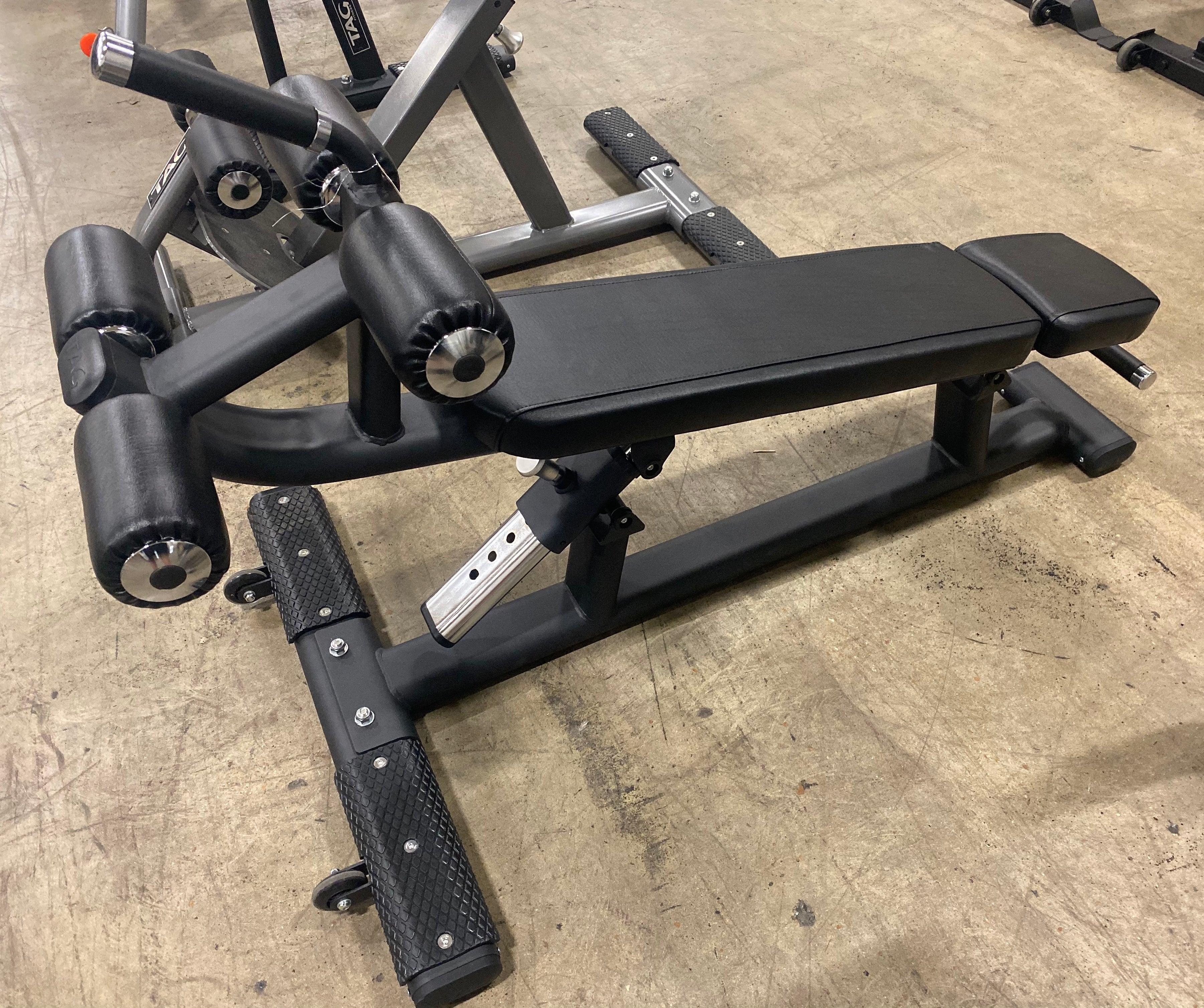 TAG Adjustable Decline Bench for Home Gym - Strength Training & Ab Workouts - Foldable & Space-Saving Workout Bench for Full Body Exercise
