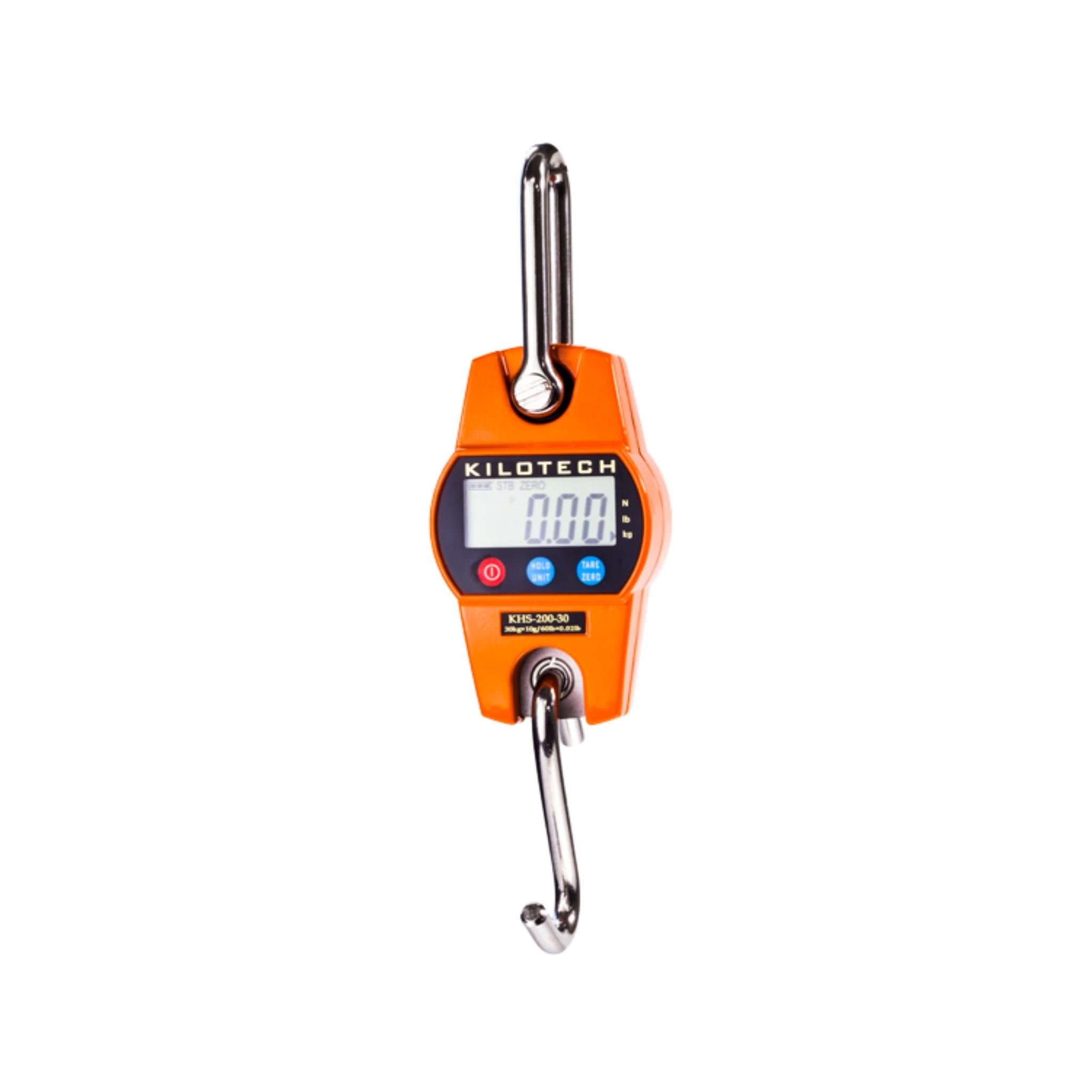 KiloTech KHS 200 Mini Crane Scale - 200kg/440lb Digital Hanging Scale with LCD Display - Perfect for Shipping, Logistics, Warehouse & Industrial Weight Measurement