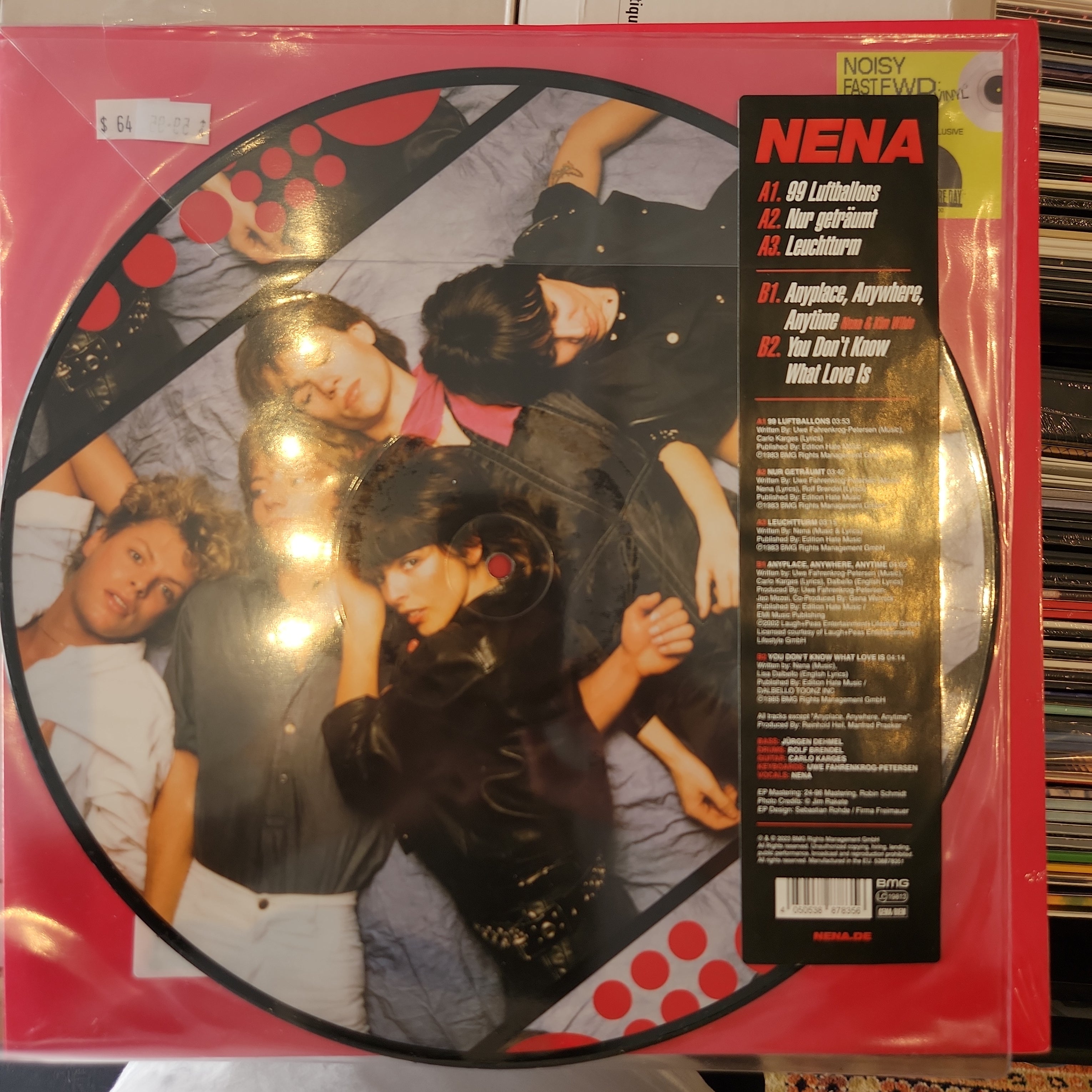 Nena 99 Luftballons Picture Disc Vinyl Record - Limited Edition Collectible for Music Lovers & 80s Nostalgia Fans, Perfect for Home Decor & Vinyl Collections