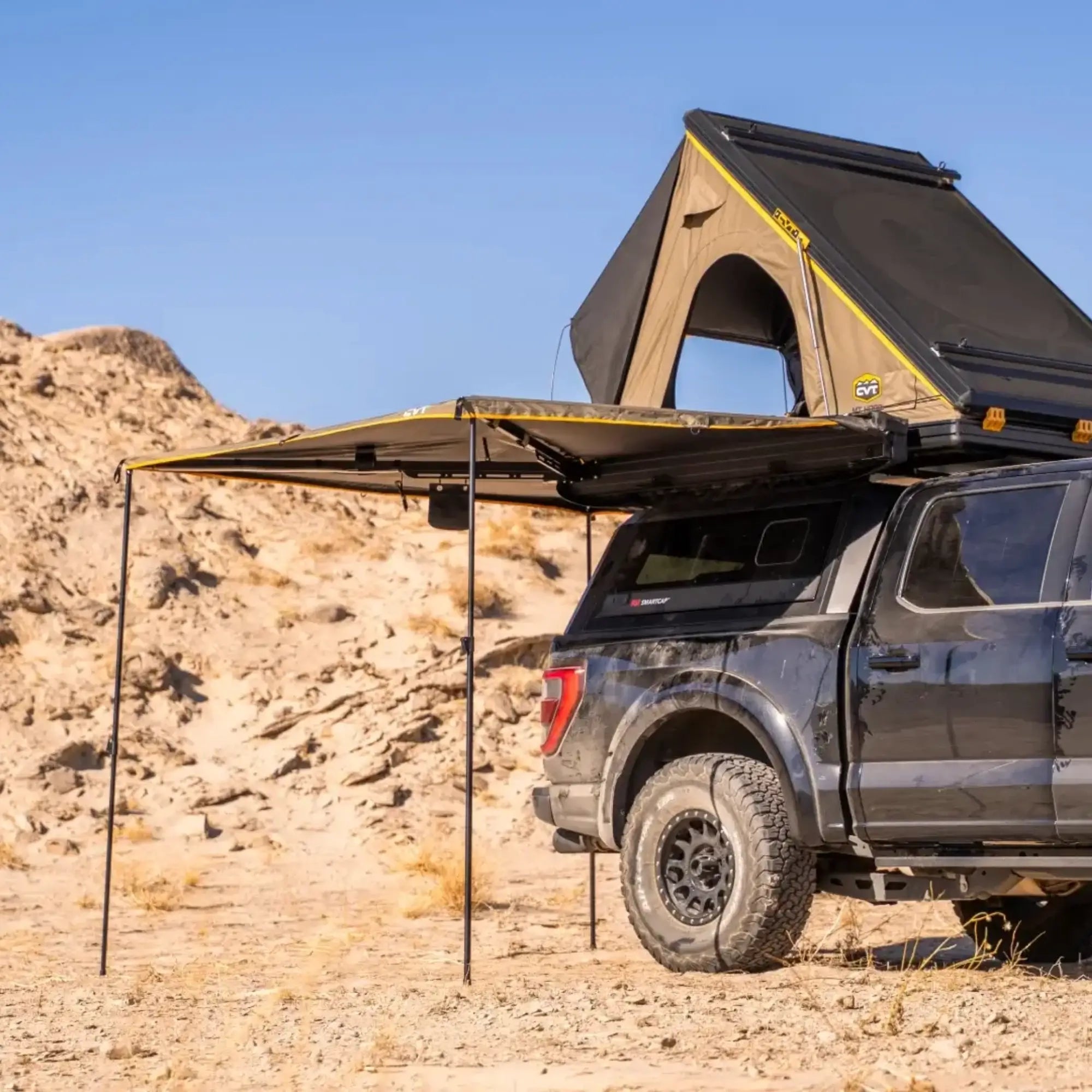 270 Degree Awning for RV, Camper, and Van - Waterproof & UV-Resistant Outdoor Shade Canopy for Camping, Beach, and Picnic Use