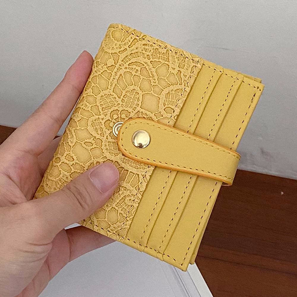 Vintage Large Capacity Mini Clutch Bag for Women - PU Leather Multi-Functional Zipper Coin Purse & Card Holder (Yellow) | Perfect for Everyday Use, Travel, and Parties
