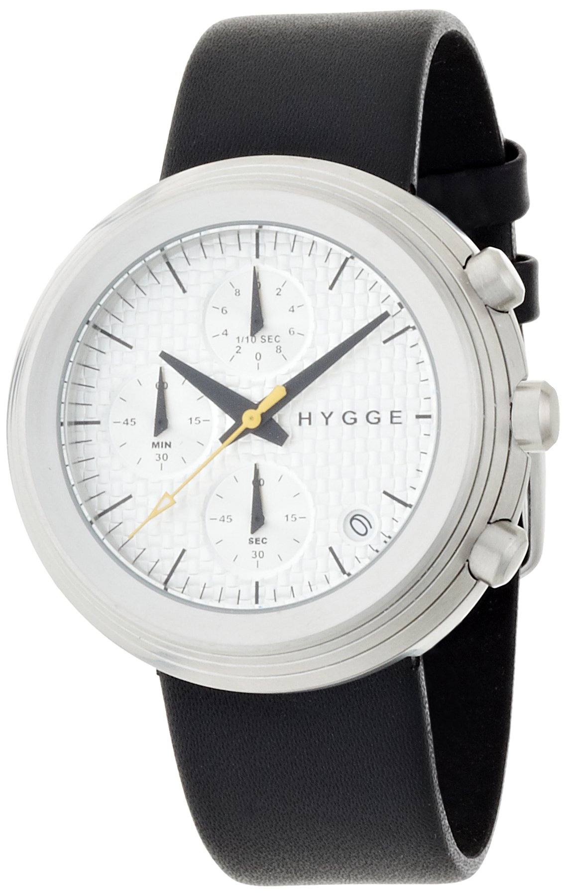 HYGGE Watch - 2312 Series - Genuine Leather Strap - Silver/Silver Dial - Minimalist Dress Watch for Men & Women - Perfect for Business, Formal Events & Everyday Wear