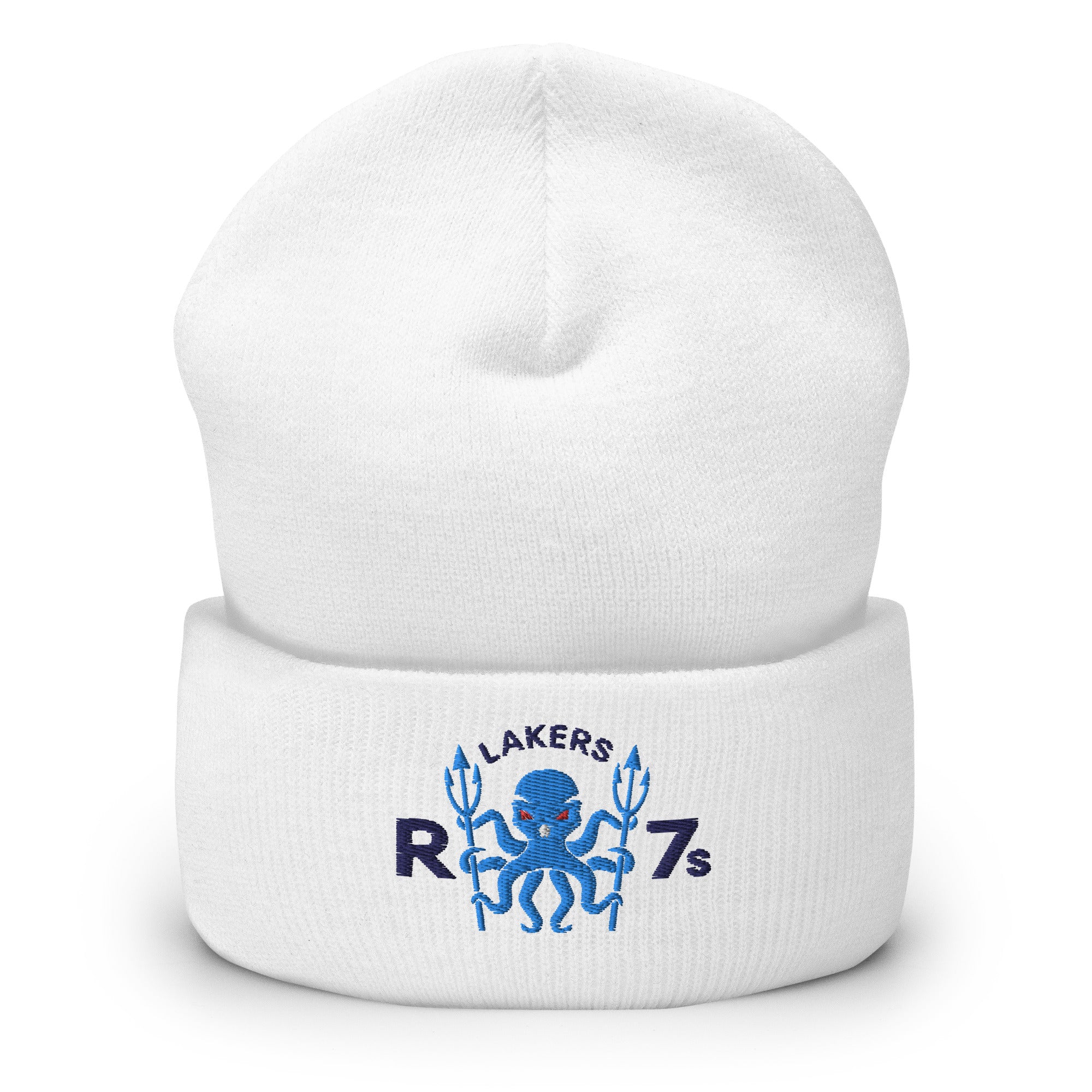 Los Angeles Lakers Rugby 7s Cuffed Beanie Hat - Official NBA Team Logo Winter Skull Cap for Men & Women - Perfect for Cold Weather, Sports Games, and Streetwear Fashion