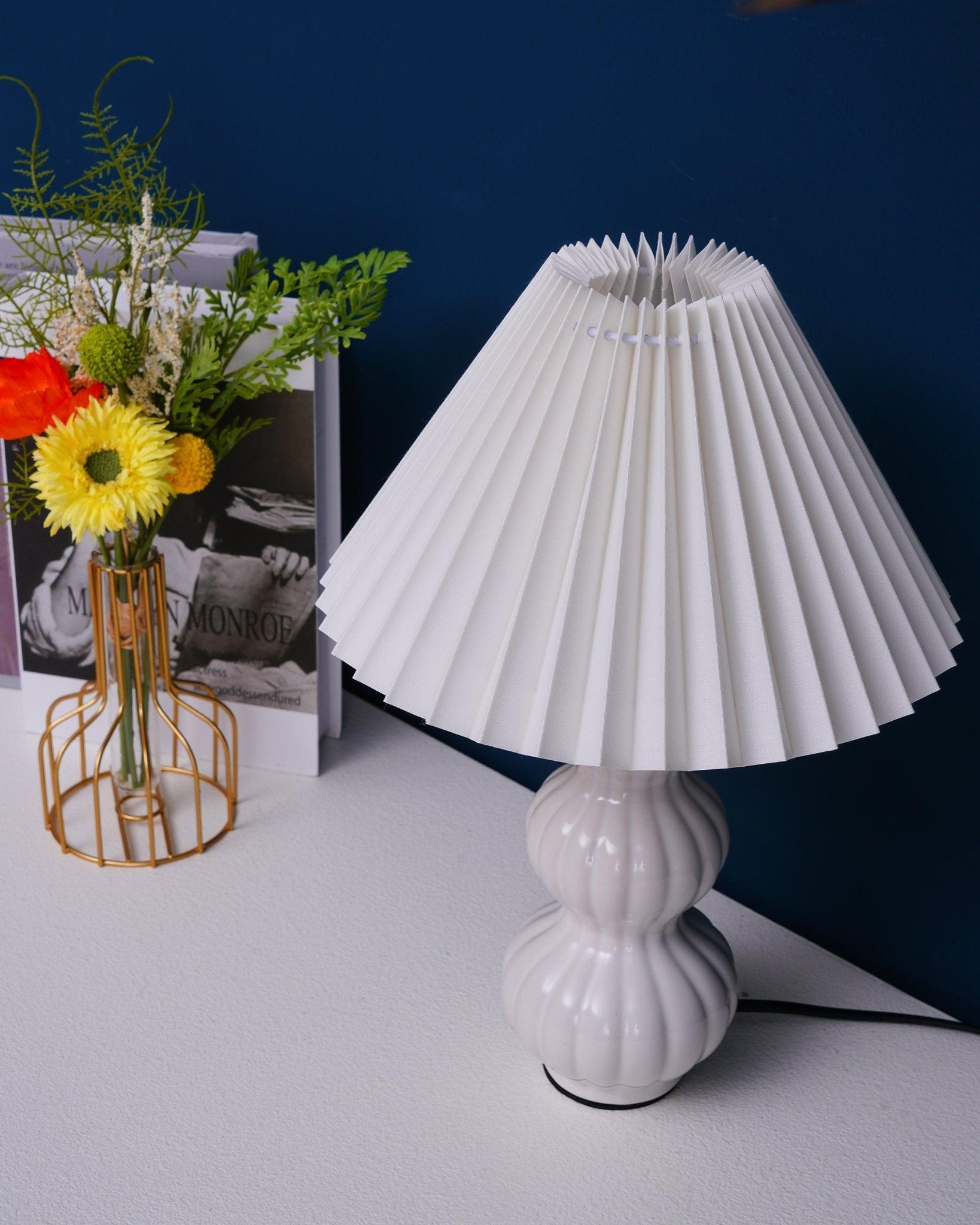 Modern Leo Table Lamp - Adjustable LED Desk Light for Home Office, Study & Bedroom - Warm White & Cool White Lighting for Reading, Working & Relaxing