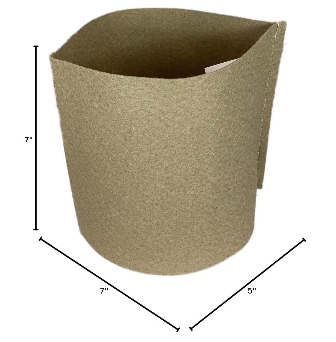 1-Gallon Breathable Grow Bags - 20 Pack Bottomless Fabric Pots for Indoor/Outdoor Plants - Promotes Healthier Roots - Perfect for Vegetables, Herbs, Flowers & Container Gardening
