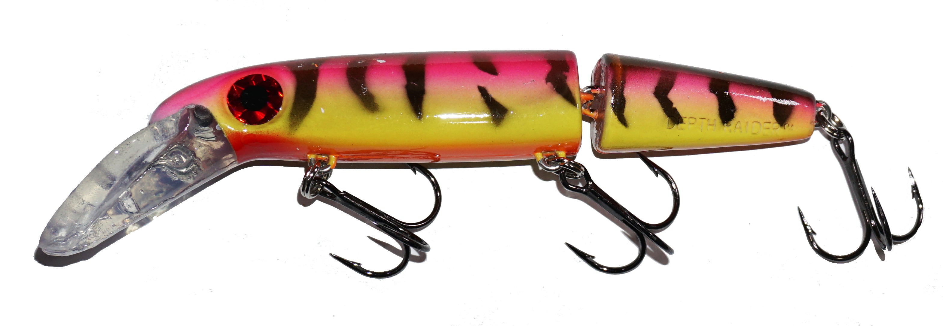Bucher Jointed 6 DepthRaider Crankbait Fishing Lure - Premium Bass Fishing Bait for Deep Water & Trolling - Perfect for Freshwater & Saltwater Anglers